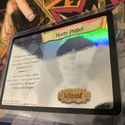 Harry Potter Trading Card Game TCG Harry Potter Wizard Foil 8/116 Rare Foil 2001 - Image 3