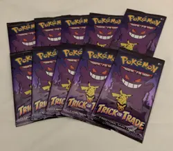 11 Pack Pokemon TCG Trick or Trade Booster Packs 2022 Halloween Card Lot Bundle - Image 1
