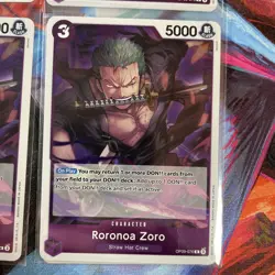 One Piece Card Lot OP09 Rare 4 Card Total Excellent Condition - Image 4