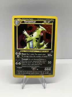 Tyranitar - 12/75 - Pokemon Neo Discovery Unlimited Holo Rare Card WOTC LP - Image 1