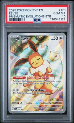 Eevee Promo PSA 10 Gem Mint Prismatic Evolutions Elite Trainer Box Pokemon Card - Image 1