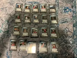 Decipher Star Trek CCG movie character card lot with USS Enterprise Spock McCoy - Image 1