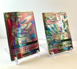 Pokemon TCG Sylveon GX (2 Copies) Ultra Rare - Fan Art Cards - Image 1