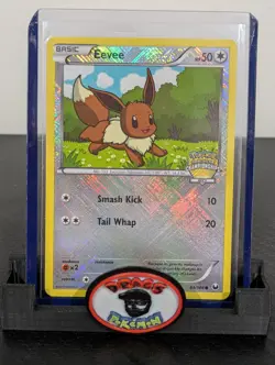 Pokemon Card 2012 EEVEE 84/108 Cross-Hatch City Championship Promo Dark Explorer - Image 1