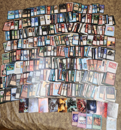 MTG Magic the Gathering Art Cards & Bulk Lot 2.3+ lbs Vintage Black White Border - Image 1