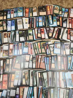 MTG Magic the Gathering Art Cards & Bulk Lot 2.3+ lbs Vintage Black White Border - Image 4