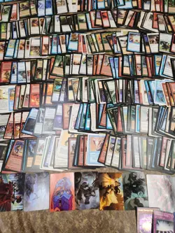 MTG Magic the Gathering Art Cards & Bulk Lot 2.3+ lbs Vintage Black White Border - Image 5