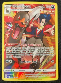 Houndoom TG10/TG30 Brilliant Stars Trainer Gallery Holo Pokemon TCG Card NM - Image 1