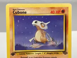 Cubone 50/64 Jungle Set WOTC Pokemon Card 1st Edition - Lightly Played - Image 3
