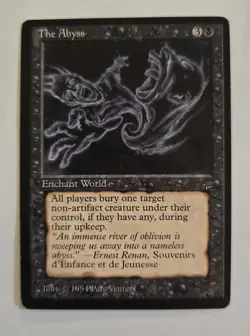 The Abyss English Legends MTG Moderately Played - Image 1
