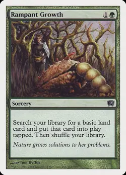 Rampant Growth 1x MtG Ninth Edition 9th SP/NM - Image 1