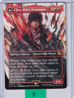 Clive Ifrit's Dominant/Ifrit Warden of Inferno (Borderless) * Final Fantasy - Image 1