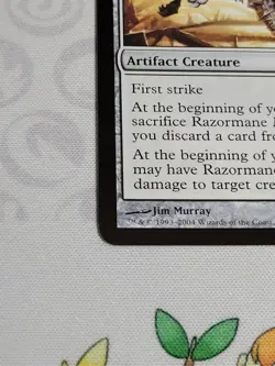 C4624 MAGIC MTG FIFTH DAWN RAZORMANE MASTICORE #146 NM-LP RARE - Image 4