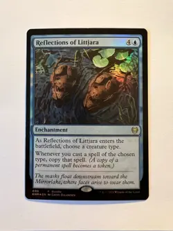 Reflections of Littjara - FOIL PROMO Bundle - MTG Kaldheim - NM - Image 1
