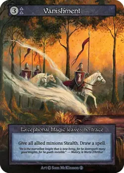 Sorcery Contested Realm FOIL - Vanishment (Foil) - Arthurian Legends (ART) - Image 1