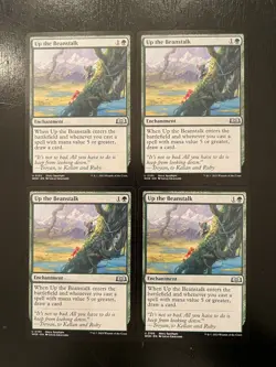 Up the Beanstalk Foil X4X NM/M Wilds of Eldraine WOE Magic Gathering MTG - Image 1