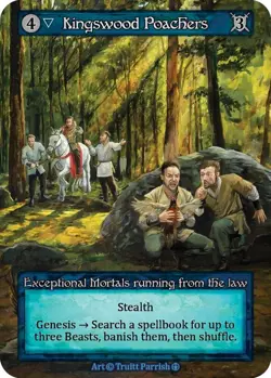 Sorcery Contested Realm FOIL - Kingswood Poachers (Foil) - Arthurian Legends ( - Image 1
