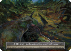 FOIL Sorcery Contested Realm - Mudflow (Foil) - Beta (B) - Image 1