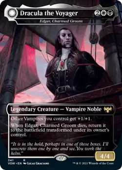 Dracula the Voyager - Edgar, Charmed Groom 341 LP Normal Innistrad: Crimson V... - Image 1