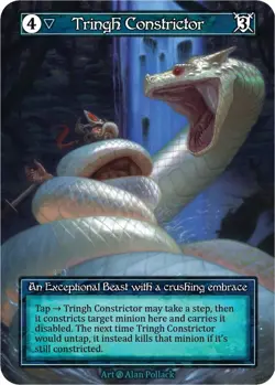 FOIL Sorcery Contested Realm - Tringh Constrictor (Foil) - Beta (B) - Image 1