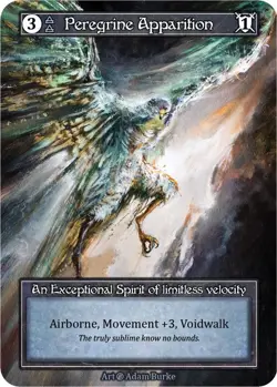 FOIL Sorcery Contested Realm - Peregrine Apparition (Foil) - Beta (B) - Image 1