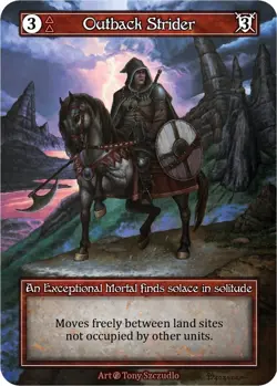 FOIL Sorcery Contested Realm - Outback Strider (Foil) - Beta (B) - Image 1