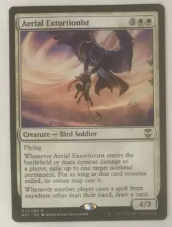 AERIAL EXTORTIONIST Streets of New Capenna Commander MTG Magic - Image 1