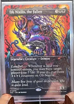 Ob Nixilis, The Fallen Secret Lair: An Encyclopedia Of Magic MTG Regular NM - Image 3