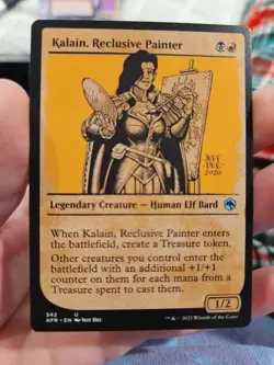 MTG D&D AFR SHOWCASE Kalain Reclusive Painter #342 PACK FRESH Free Shipping - Image 1