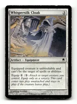 Whispersilk Cloak Darksteel #160 Common HP - Image 1