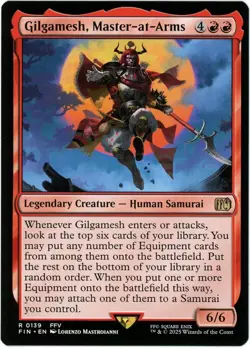 Gilgamesh, Master-at-Arms - 0139 - Final Fantasy - MTG - NM/M - Image 1