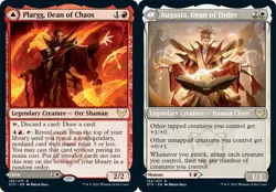 1x Plargg, Dean of Chaos // Augusta, Dean of Order NM-Mint, English Strixhaven: - Image 1