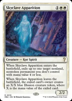 MTG - Skyclave Apparition - White Border - Mystery Booster 2 - Magic - Image 1