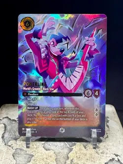 Powerline - World's Greatest Rock Star NM+ #233/204 | Disney Lorcana | Enchanted - Image 1