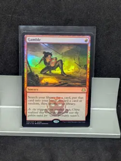 Gamble FOIL X1LP Judge Promo MTG - Image 1