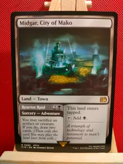 Midgar, City of Mako - Final Fantasy - NM - Rare - MTG - Image 1