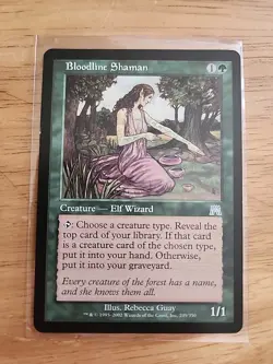 Bloodline Shaman - Onslaught - MTG Magic - Uncommon - Green Creature - Image 1