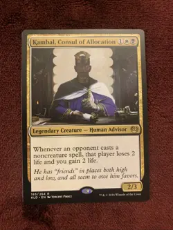 Kambal Consul of Allocation Kaladesh Regular Card NM Magic The Gathering MTG X1 - Image 1
