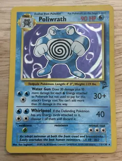 Lot of 3 Vintage Halo Pokemon Nidoking 11/Ninetales 13/ Poliwrath 15/130🔥🔥S339 - Image 2
