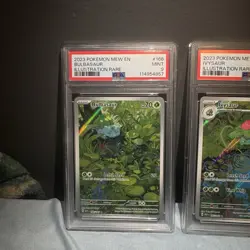 Bulbasaur 166 Ivysaur 167 Venusaur 198 SIR PSA 9 SV 151 Pokemon TCG Illustration - Image 2