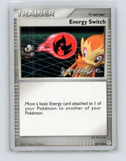 Pokemon TCG Energy Switch 107/130 2007 World Championships Normal LP - Image 1