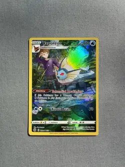 Pokemon Vaporeon TCG TG02/TG30 Brilliant Stars Trainer Gallery Ultra Rare Holo - Image 1