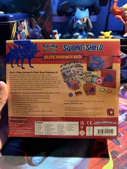 Pokemon Zacian Sword and Shield ETB Elite Trainer Box Factory Sealed - Image 3