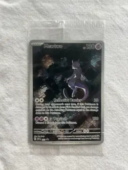 Pokemon TCG Mewtwo SVP 052 Black Star Promo 151 UPC Illustration Rare New Sealed - Image 1