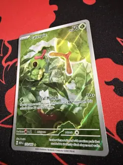 Pokemon TCG - Caterpie - SV: Scarlet & Violet 151 - 172/165 - Illustration Rare - Image 3