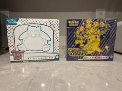 Pokemon TCG Scarlet & Violet 151 ETB (Snorlax) + Surging Sparks ETB LOT|SEALED! - Image 1