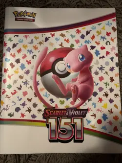 Pokemon TCG Scarlet Violet 151 Binder (Empty Binder Only) - Image 1