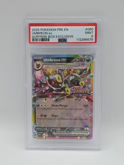 2025 Pokemon Surprise Box Umbreon EX #060/131 Stamped PSA 9 MINT Prismatic PRE - Image 1