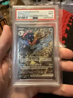Pokemon Greninja ex SFA Special Illustration Coll. Promo SVP EN 132 PSA 9 Mint - Image 1