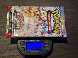 Pokemon TCG Prismatic Evolutions HEAVY pack Sealed Booster Pack (23.05g) #2 - Image 1
